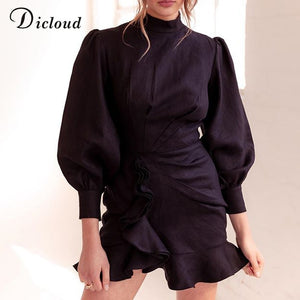 Vintage Puff Sleeve Women Party Dresses