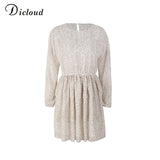 Dress Women White Backless Mini Party Dresses